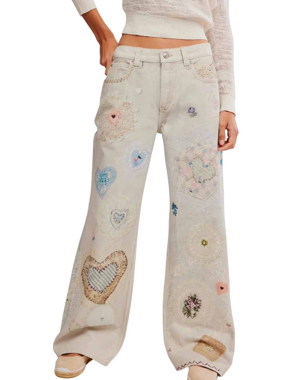 Free people - We the free Illusions Slouchy Straight Leg Jeans